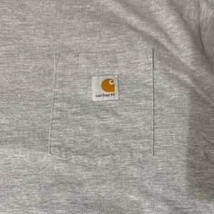 Carhartt Light Gray Short Sleeve Tee